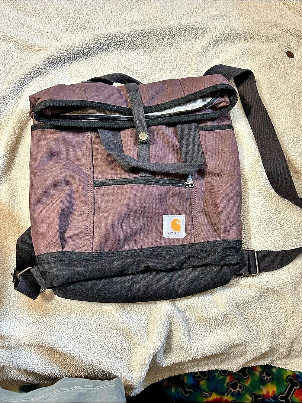 Carhartt Convertible Backpack Tote in Brown & Black